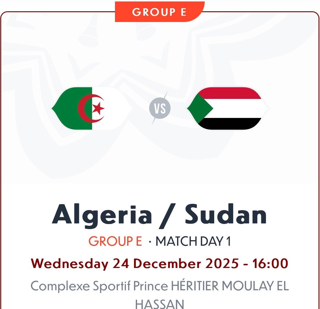 Algeria vs Sudan Alt